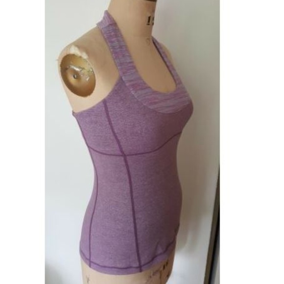 Lululemon Scoop Neck tank top purple plum 6 - Picture 3 of 5